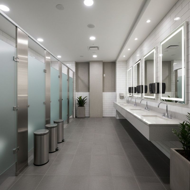 Industrial Bathroom Renovation in North Charleston, SC