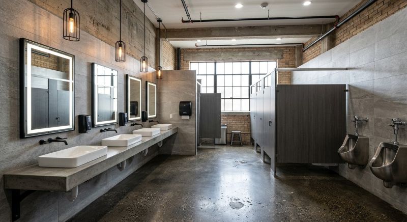 Industrial Bathroom Renovation in Summerville, SC
